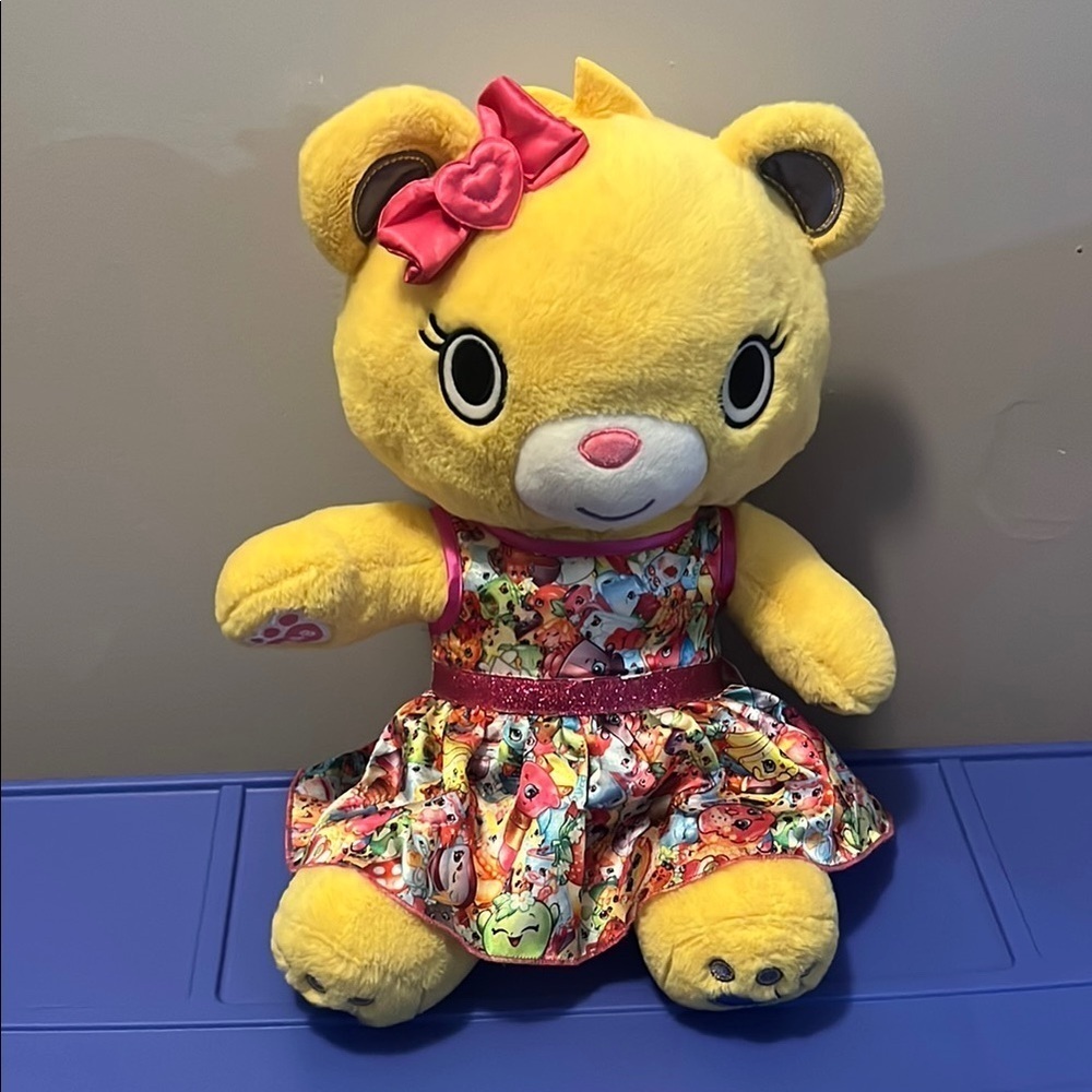 Build a Bear Kabu Bearnice Kawaii Plush Stuffed Animal Teddy Bear Yellow